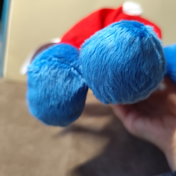 3/$30💜Kinder Surprise Plush Bunny Rabbit Blue & White w/ Embroidered heart - Picture 8 of 10